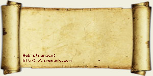 Anita Rakić vizit kartica